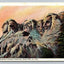 Mt. Rushmore National Memorial, Black Hills, So. Dak. Presidents Postcard