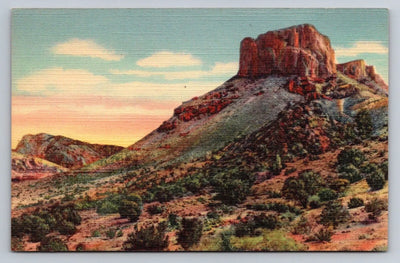 Casa Grande, Chisos Mountains, Texas, Big Bend National Park, Texas Postcard