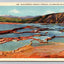 Blue Springs, Mammoth Terraces, Yellowstone, National Park Vintage Postcard