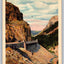 Golden Gate Canyon, Yellowstone National Park, Wyoming Vintage Postcard