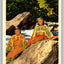 Two Attractive Cherokee Maidens in Native Costumes, Great Smoky Mtns Postcard