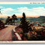 Wildcat Point, Lookout Mountain, Denver Mountain Parks, Colorado, Road Postcard