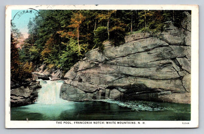 The Pool. Franconia Notch. White Mountains, NH (New Hampshire) Vintage Postcard