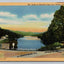 Scene on Beautiful Lake Lure, Western North Carolina Vintage Curt Teich Postcard