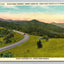 Blue Ridge Parkway, North Carolina, Table Rock Mountain at Right Postcard