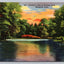 Rainbow Lake in Overton Park, Memphis, Tenn. (Tennessee) Vintage Postcard