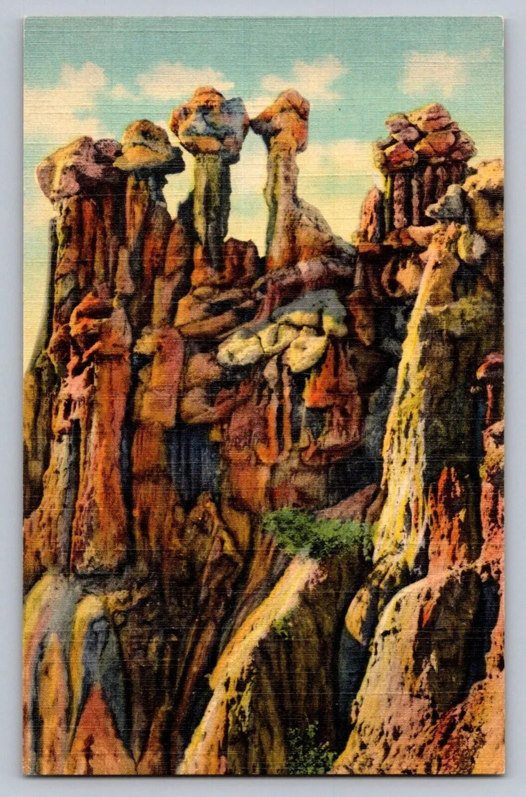 Hell's Half Acre, Wyoming - West of Casper Vintage Postcard AWESOME