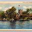 Chapel Island, Greenwood Lake, New York Vintage Postcard