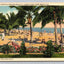 Tropical Bathing Beach at Lummus Park, Miami Beach, Florida Vintage Postcard