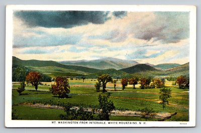 Mt. Washington from Intervale. White Mountains, NH (New Hampshire) Postcard