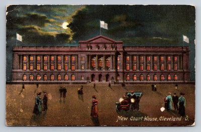 New Court House, Cleveland, Ohio Vintage Postcard - Wow!