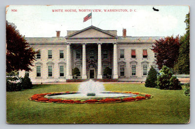 110+ Year Old White House, North View, Washington, DC Vintage Postcard