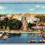 Central Ave from Air, West from Yacht Club, St. Petersburg, Florida Postcard