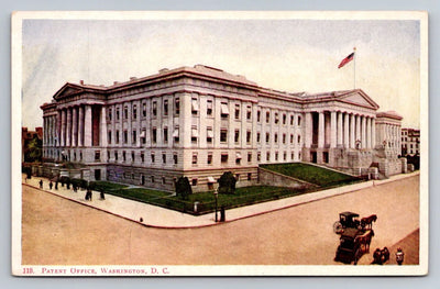 Patent Office, Washington DC Vintage Postcard