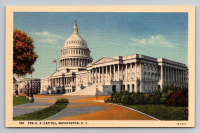 The US Capitol, Washington DC Vintage B. S. Reynolds Co Postcard - Great!