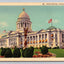 State Capitol, Little Rock, Arkansas Vintage Curt Teich Postcard