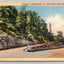 Highway at Birmingham, Ala, Going South Over Red Mountain Vintage Postcard