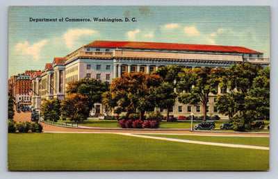 Department of Commerce, Washington DC Vintage Washington News Co Postcard