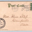 Smithsonian Institute, Washington DC with Rare Stamp Vintage Postcard