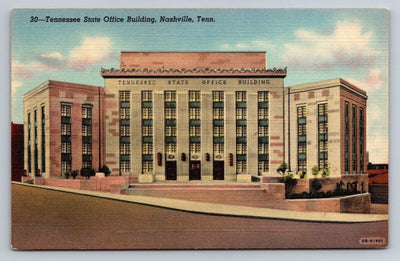 Tennessee State Office Building, Nashville, Tenn. Vintage Postcard **SPECIAL**