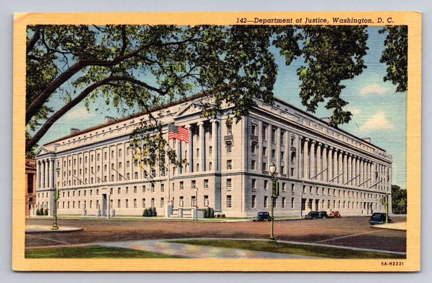 Department of Justice, Washington, DC Vintage Postcard