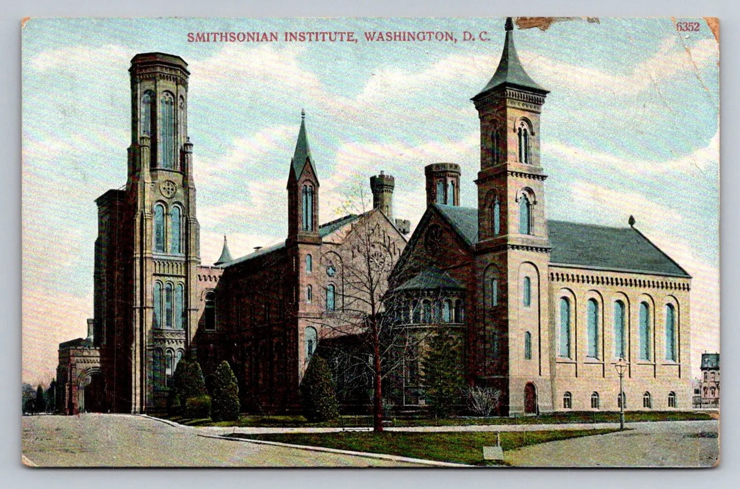 Smithsonian Institute, Washington, D.C. Vintage Postcard