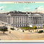 U. S. Treasury, Washington DC (Yosemite 1c Stamp) Vintage Postcard