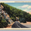 Approaching the Tunnel on Skyline Drive, Virginia Vintage Postcard