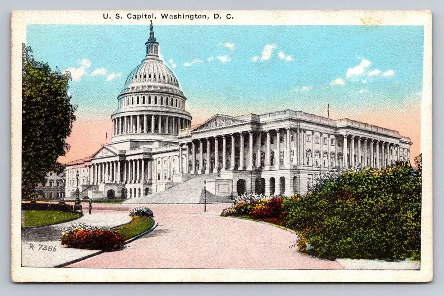 U. S. Capitol, Washington, DC Vintage Postcard - Wow!