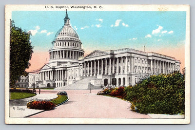 U. S. Capitol, Washington, DC Vintage Postcard - Wow!