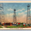 Oil Wells, Greetings from Magnolia, Arkansas Vintage Curt Teich Postcard - Wow!