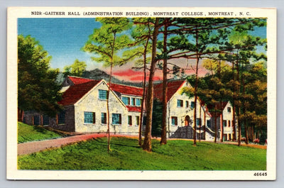 Gaither Hall Administration Building, Montreat College, Montreat, NC Postcard