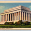 Lincoln Memorial, Washington, DC Vintage Postcard - Fantastic!