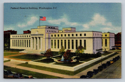 Federal Reserve Building, Washington, DC Vintage Postcard