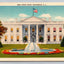 White House, Washington DC, M521 Vintage B. S. Reynolds Co Postcard (circa 1940)