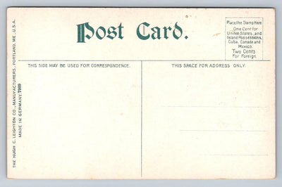 South Briston, Maine, the Gasoline Float Vintage Postcard