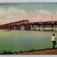 Bridge, Belle Isle, Detroit, Michigan - Belle Isle Pleasure Boat Postcard