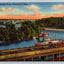 Mississippi River, Minneapolis, Minn. Federal Barge Lines Vintage Postcard