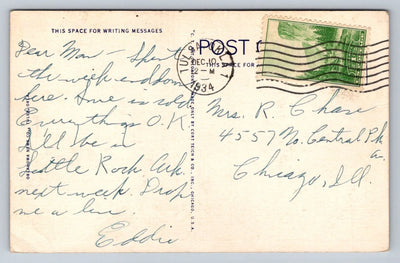 Post Office, Tulsa, Oklahoma Vintage Postcard (circa 1934)