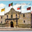 Under Six Flags, Showing the Alamo, Built 1718, San Antonio, Texas Postcard