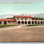 Southern Pacific Depot, Santa Barbara, California. Coast Line Vintage Postcard