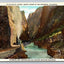 In the Royal Gorge, Grand Canon of the Arkansas, Colorado, Steam Train Postcard