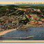 A Portion of Monterey, California, and the Presidio, from the Air Postcard