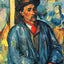 Peasant in a Blue Smock 1897 Painting by Paul Cezanne Art Print (6 Sizes)