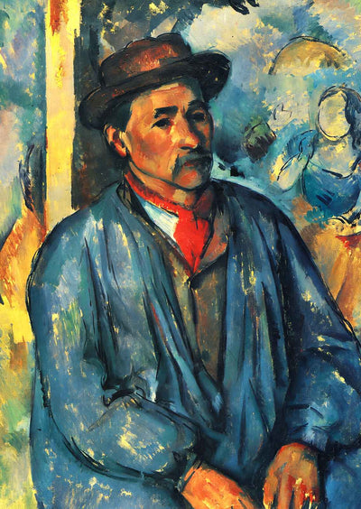 Peasant in a Blue Smock 1897 Painting by Paul Cezanne Art Print (6 Sizes)