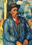 Peasant in a Blue Smock 1897 Painting by Paul Cezanne Art Print (6 Sizes)