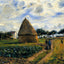 Peasants and Hay Stacks 1878 Painting by Camille Pissarro Art Print (6 Sizes)
