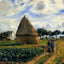 Peasants and Hay Stacks 1878 Painting by Camille Pissarro Art Print (6 Sizes)