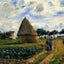 Peasants and Hay Stacks 1878 Painting by Camille Pissarro Art Print (6 Sizes)