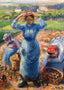 Peasants Harvesting Potatoes 1882 by Camille Pissarro Art Print (6 Sizes)